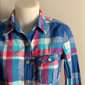 XS Hollister Plaid